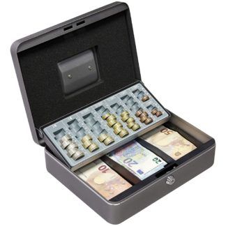 Caja Caudales con Llave para Contar y Transportar Dinero