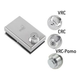 cerradura para puertas de cristal abatibles