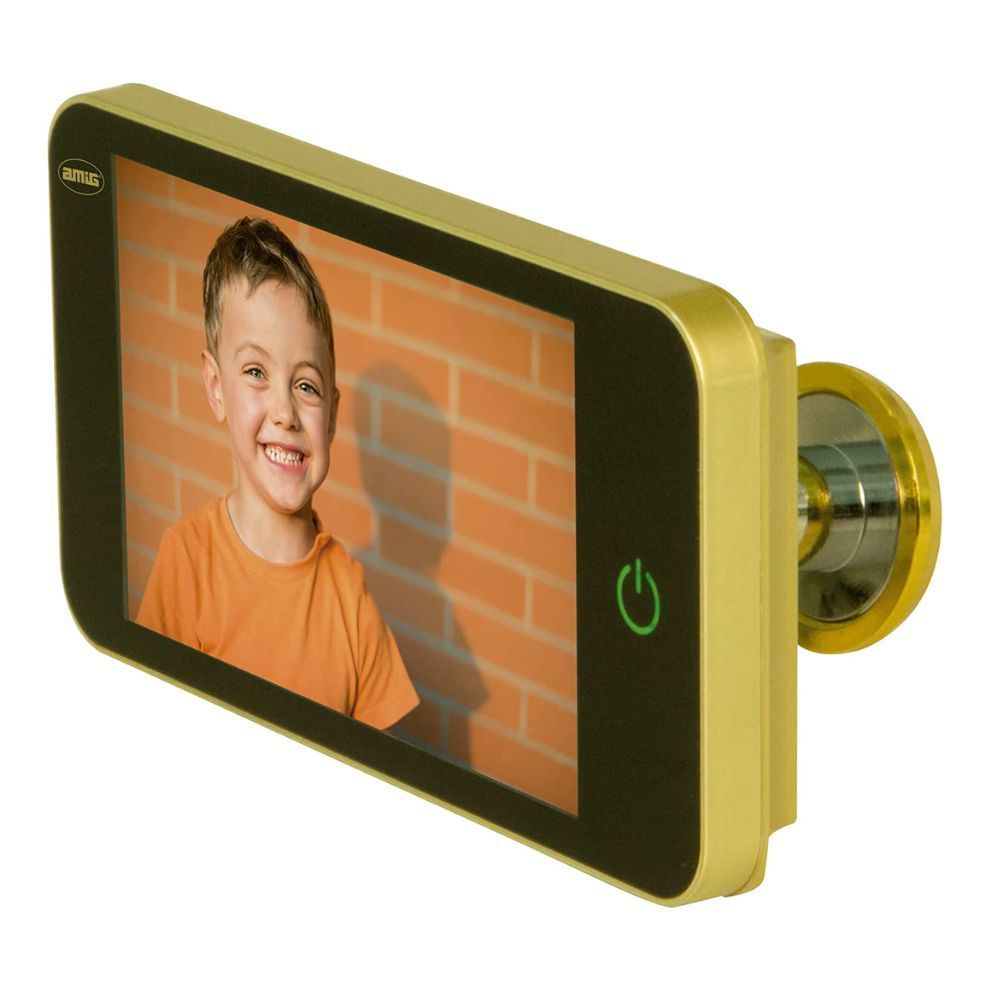 Mirilla Digital para Puertas con Pantalla LCD 4'' DW 4.0 HD ORO, Dorado